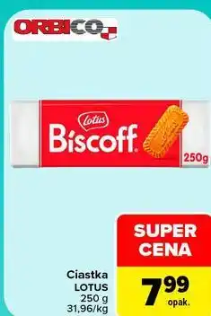 Carrefour Ciastka Lotus Biscoff oferta