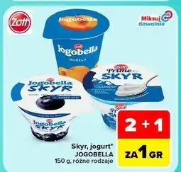 Carrefour Skyr, jogurt JOGOBELLA 150 g, różne rodzaje oferta