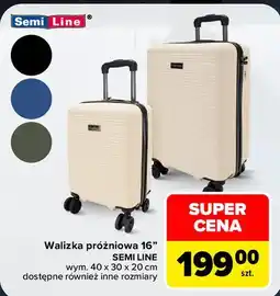 Carrefour Walizka próżniowa 16 Semi Line oferta