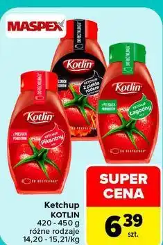 Carrefour Ketchup KOTLIN 420-450 g różne rodzaje oferta
