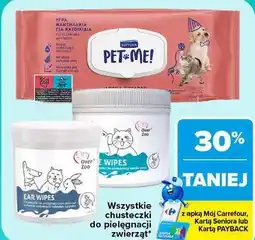 Carrefour Wszystkie chusteczki do pielęgnacji zwierząt oferta