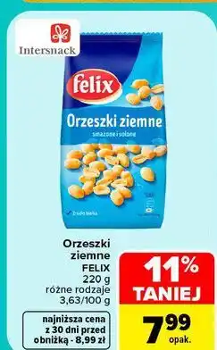 Carrefour Orzeszki ziemne FELIX oferta