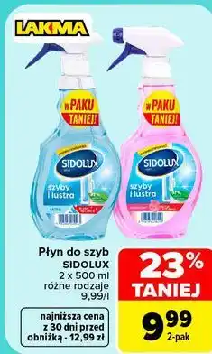 Carrefour Płyn do szyb SIDOLUX oferta