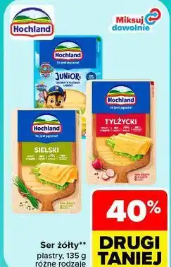 Carrefour Ser żółty Hochland plastry oferta
