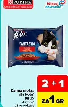 Carrefour Karma mokra dla kota Felix Fantastic oferta