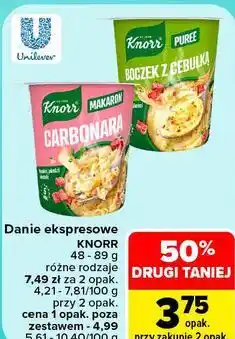 Carrefour Danie ekspresowe KNORR oferta