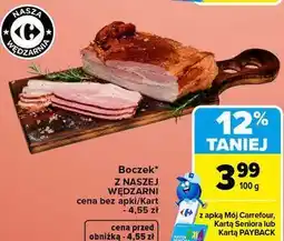 Carrefour Boczek Z NASZEJ WĘDZARNI oferta