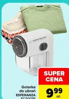 Carrefour Golarka do ubrań Esperanza ECS003E oferta