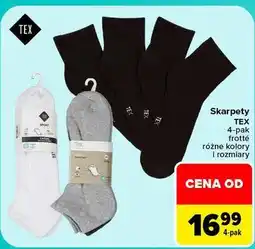 Carrefour Skarpety TEX 4-pak frotté oferta