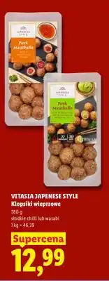 Lidl Klopsiki wieprzowe wasabi Vitasia Japanese Style oferta