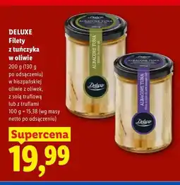 Lidl Filety z tuńczyka w oliwie z solą truflową Deluxe oferta