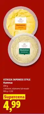 Lidl Hummus edamame Vitasia Japanese Style oferta