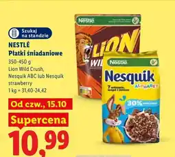 Lidl Płatki śniadaniowe Nestlé Nesquik Strawberry oferta