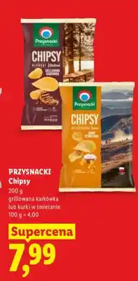 Lidl Chipsy kurki w śmietanie Przysnacki oferta