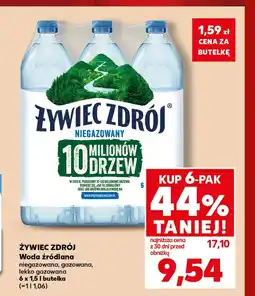 Kaufland Woda źródlana Żywiec zdrój oferta
