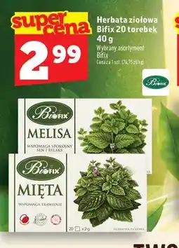 Topaz Herbata ziołowa Bifix melisa oferta