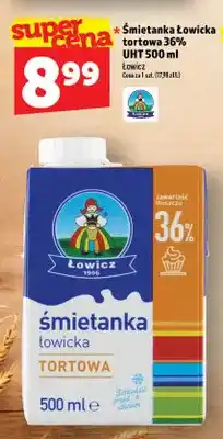 Topaz Śmietanka Łowicka tortowa UHT Łowicz 36% oferta