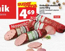 Topaz Kiełbasa krakowska sucha z borowikami Olewnik oferta