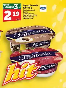 Topaz Jogurt Fantasia z truskawkami Danone oferta