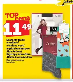 Topaz Skarpety frotki wywijane Aldo Andrea oferta