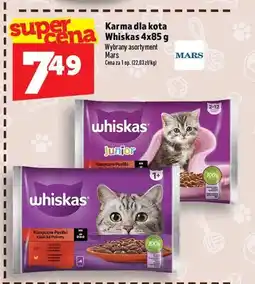 Topaz Karma dla kota Whiskas Klasyczne Posiłki 4-pak oferta