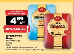 Netto Ser Królewski w plastrach Sierpc oferta
