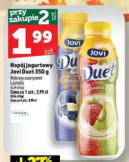 Topaz Napój jogurtowy Jovi Duet jagoda-wanilia oferta