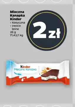 Netto Mleczna Kanapka Kinder klasyczna oferta