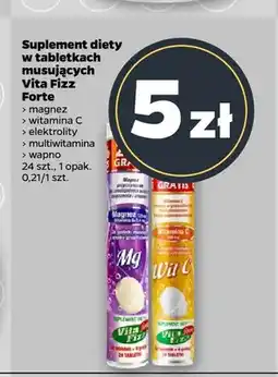 Netto Suplement diety w tabletkach musujących Vita Fizz Forte magnez oferta