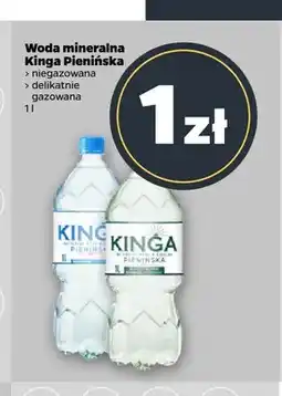 Netto Woda mineralna niegazowana Kinga Pienińska oferta