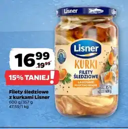 Netto Filety śledziowe z kurkami Lisner oferta