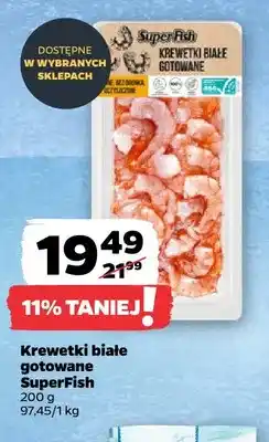 Netto Krewetki białe gotowane SuperFish oferta