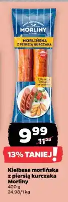 Netto Kiełbasa morlińska z piersią kurczaka Morliny oferta