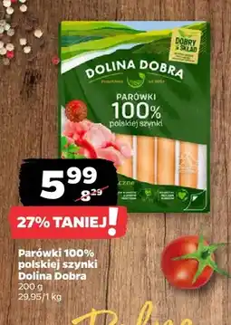 Netto Parówki 100% polskiej szynki Dolina Dobra oferta