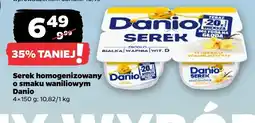 Netto Serek homogenizowany o smaku waniliowym Danio 4-pak oferta