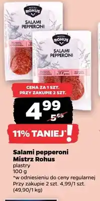 Netto Salami pepperoni Mistrz Rohus oferta