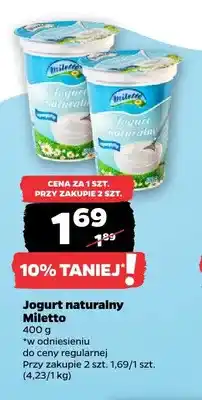 Netto Jogurt naturalny Miletto oferta