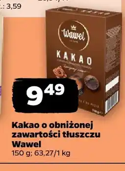Netto Kakao o obniżonej zawartości tłuszczu Wawel oferta