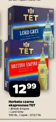 Netto Herbata czarna ekspresowa TET British Empire oferta