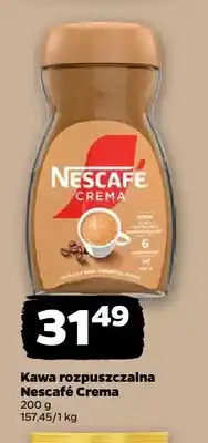 Netto Kawa rozpuszczalna Nescafé Crema oferta