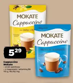 Netto Kawa rozpuszczalna Cappuccino Mokate z magnezem i witaminą B6 oferta