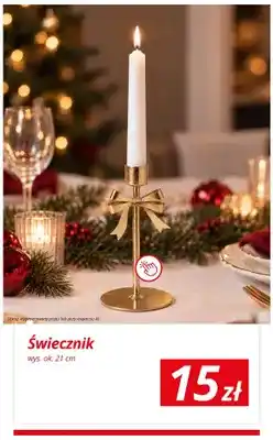 KiK Świecznik wys. ok. 21 cm oferta