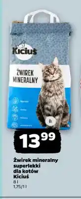 Netto Żwirek mineralny superlekki dla kotów Kiciuś oferta