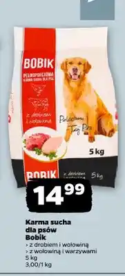 Netto Karma sucha dla psów z drobiem i wołowiną Bobik oferta