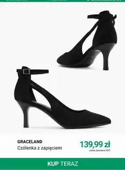 Deichmann Czółenka z zapięciem Graceland oferta