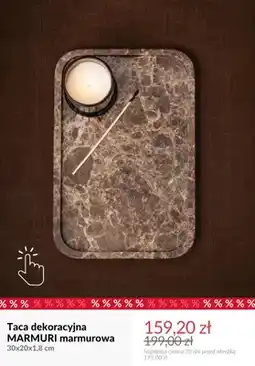 Homla Taca dekoracyjna Marmuri marmurowa 30x20x1,8 cm oferta