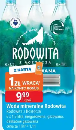 E.Leclerc Woda mineralna Rodowita oferta