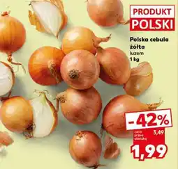 Kaufland Polska cebula żółta luzem 1 kg oferta