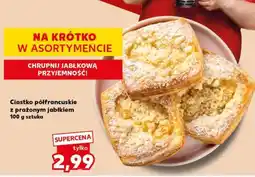 Kaufland Ciastko półfrancuskie z prażonym jabłkiem 100 g sztuka oferta