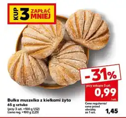 Kaufland Bułka muszelka z kiełkami żyta oferta
